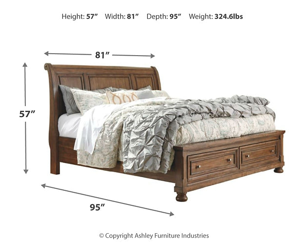 Ashley Express - Robbinsdale Sleigh Bed With Storage