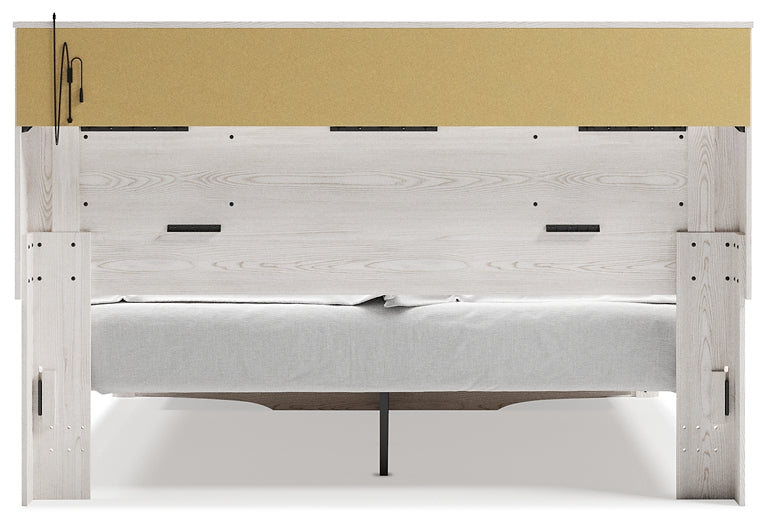 Altyra Upholstered Bookcase Bed With Storage