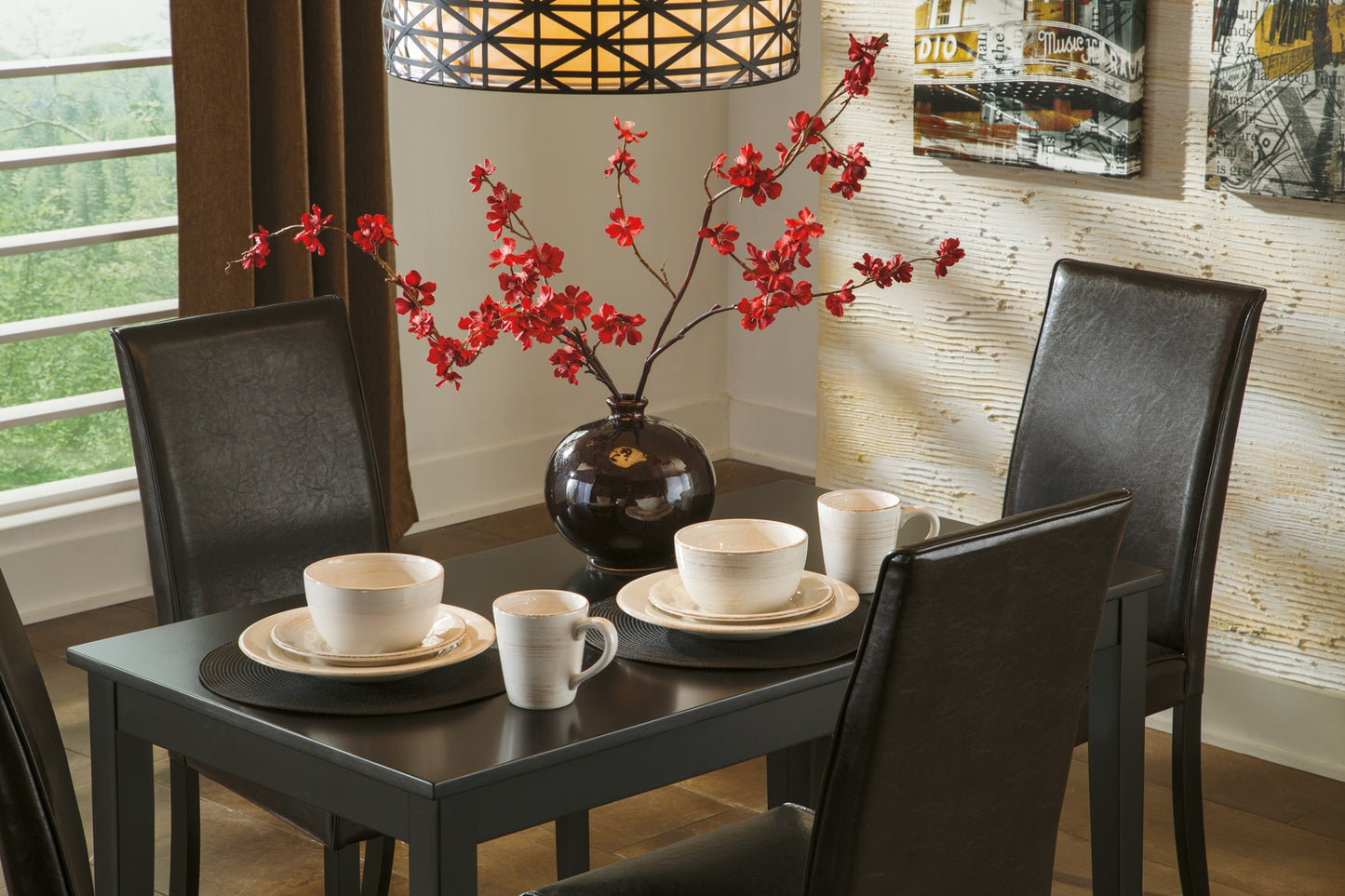 Ashley Express - Kimonte Dining Table and 4 Chairs