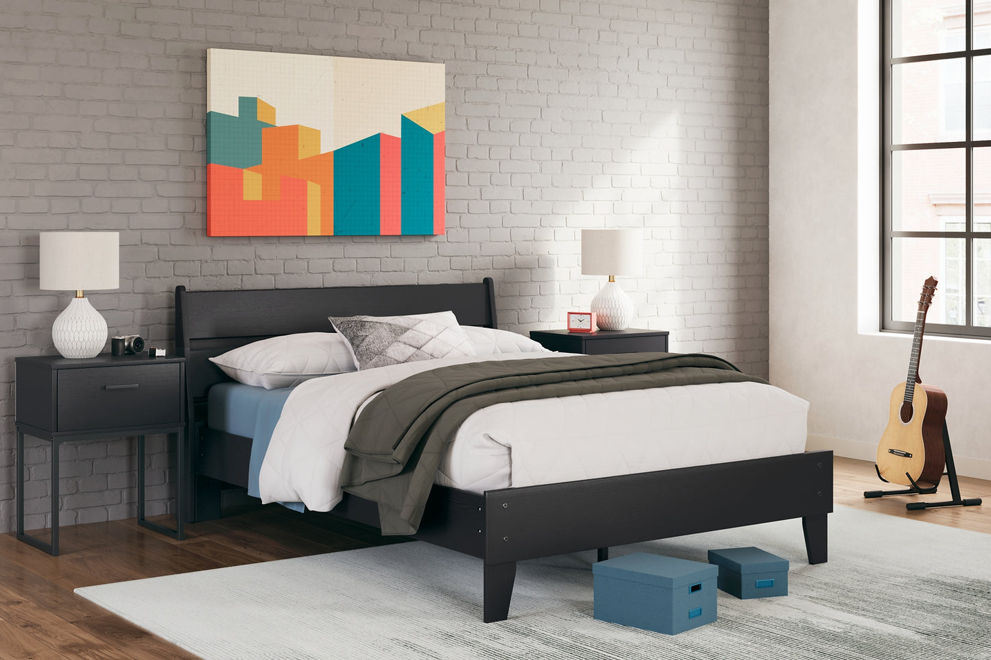 Ashley Express - Socalle Panel Platform Bed