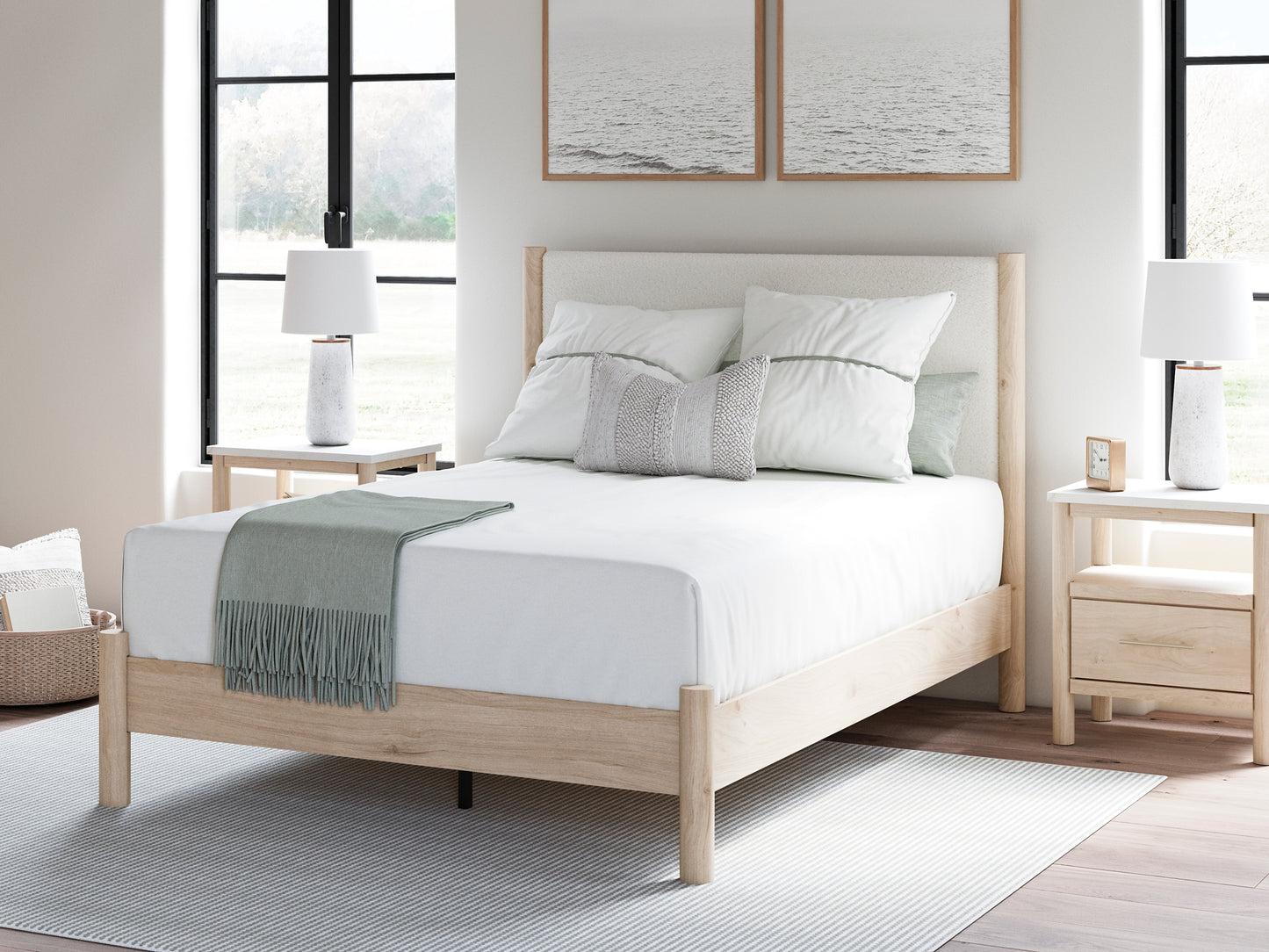 Ashley Express - Cadmori Upholstered Panel Bed