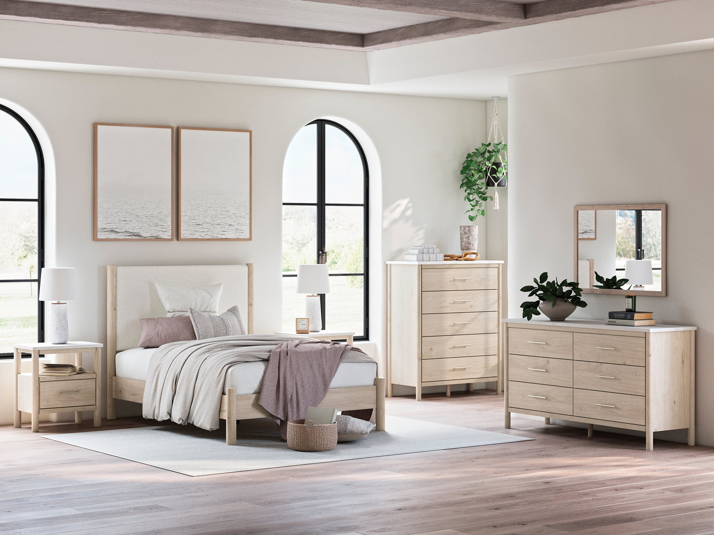 Ashley Express - Cadmori Upholstered Panel Bed