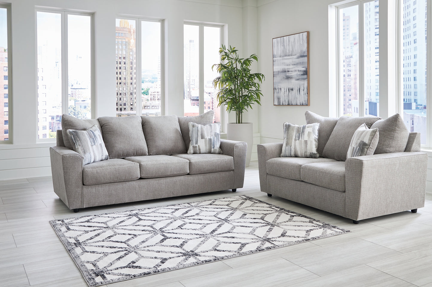 Sofa, Loveseat, Chair and Ottoman