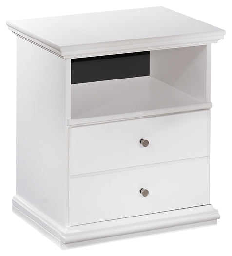 Bostwick Shoals Queen Panel Bed with Mirrored Dresser and Nightstand