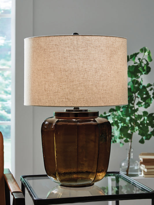 Ashley Express - Bainmore Glass Table Lamp (1/CN)