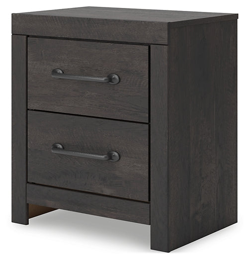 Hollivern Queen Panel Bed with Mirrored Dresser, Chest and Nightstand