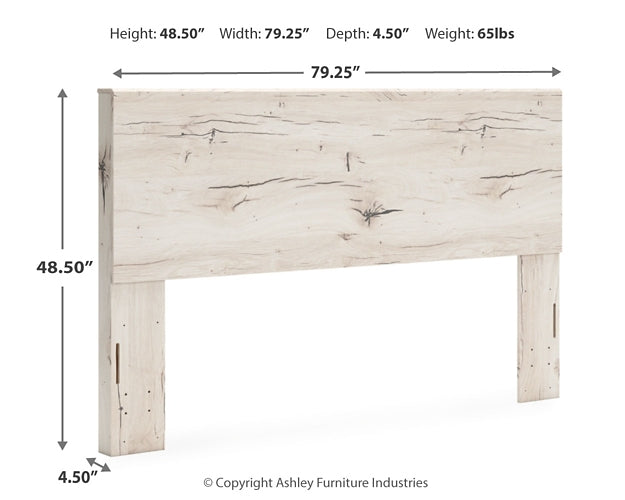 King Panel Headboard with Mirrored Dresser and Chest