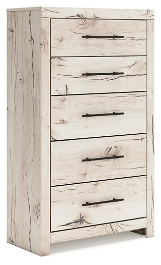 Full Panel Headboard with Mirrored Dresser and Chest