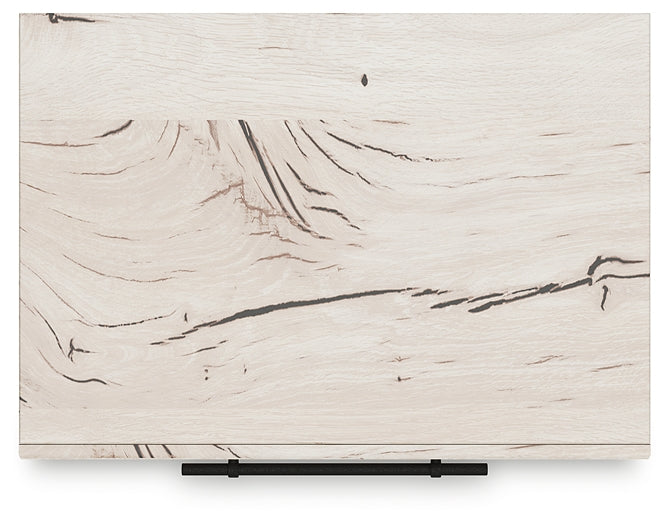Full Panel Headboard with Mirrored Dresser and Nightstand