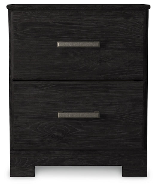 Belachime Queen Panel Bed with Mirrored Dresser, Chest and Nightstand