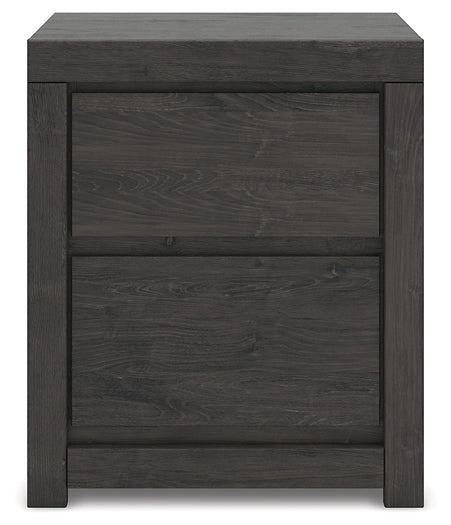 Queen Panel Bed with Mirrored Dresser, Chest and Nightstand