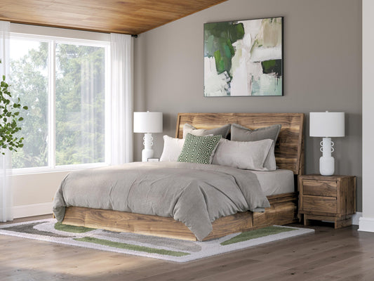 Ashley Express - Chirason King Panel Bed with Storage