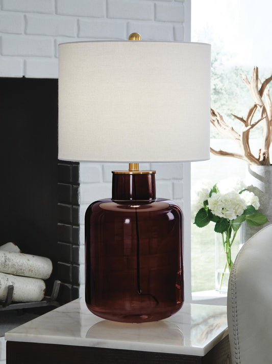 Ashley Express - Mette Glass Table Lamp (1/CN)