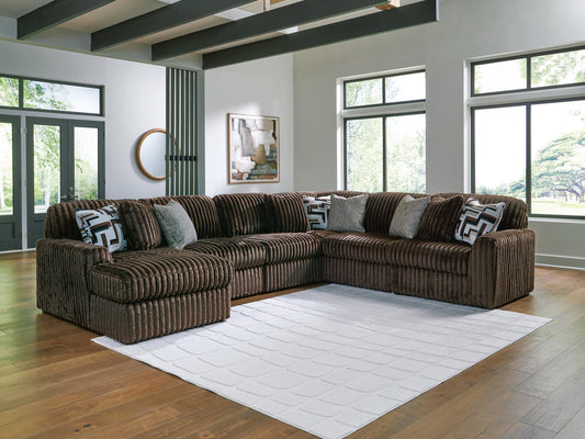Midnight-Madness 6-Piece Sectional with Chaise