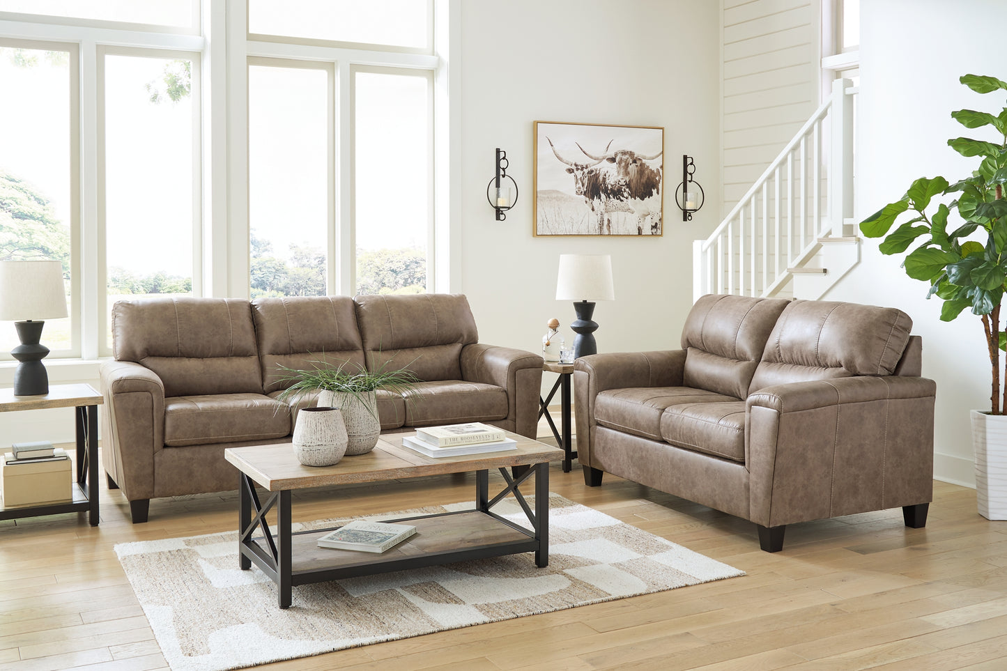 Sofa and Loveseat