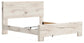 King Panel Bed with Mirrored Dresser and Nightstand