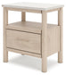 Queen Upholstered Panel Bed with Mirrored Dresser and Nightstand