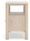 Queen Upholstered Panel Bed with Mirrored Dresser and Nightstand
