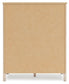 Queen Upholstered Panel Bed with Mirrored Dresser and Chest