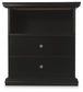 Queen Panel Bed with Mirrored Dresser, Chest and Nightstand