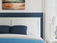 Bostwick Shoals King Panel Bed with Mirrored Dresser