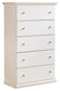 Bostwick Shoals Twin Panel Bed with Mirrored Dresser, Chest and Nightstand
