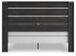 Hollivern King Panel Bed with Mirrored Dresser and Nightstand