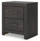 Hollivern King Panel Bed with Mirrored Dresser and Nightstand