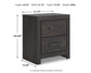Hollivern Queen Panel Bed with Mirrored Dresser and Nightstand
