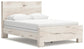 Queen Panel Bed with Mirrored Dresser, Chest and Nightstand