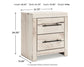 King Panel Headboard with Mirrored Dresser, Chest and Nightstand