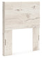 Twin Panel Headboard with Mirrored Dresser, Chest and Nightstand