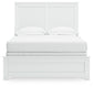 Bostwick Shoals Full Panel Bed with Mirrored Dresser, Chest and Nightstand