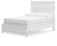Bostwick Shoals Full Panel Bed with Mirrored Dresser, Chest and Nightstand