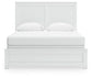 Bostwick Shoals Queen Panel Bed with Mirrored Dresser and Chest