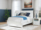 Bostwick Shoals Full Panel Bed with Mirrored Dresser and Chest