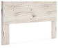 King Panel Headboard with Mirrored Dresser