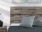 Graystorm Full Panel Bed with Mirrored Dresser, Chest and Nightstand