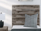 Graystorm Twin Panel Bed with Mirrored Dresser