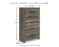 Graystorm Twin Panel Bed with Storage with Mirrored Dresser and Chest