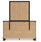 Covetown King Panel Bed with Mirrored Dresser and Chest