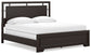 Covetown California King Panel Bed with Mirrored Dresser, Chest and Nightstand