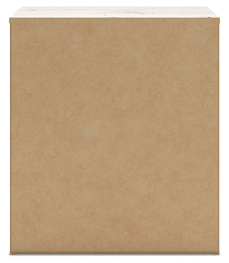 Lawroy Full Panel Bed with Mirrored Dresser, Chest and Nightstand