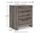 Graystorm Full Panel Bed with Mirrored Dresser, Chest and Nightstand
