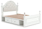 Kozlani Full Upholstered Panel Storage Bed