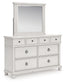 Rowlenstown Queen Poster Bed, Dresser and Mirror