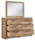 Hyanna Queen Panel Headboard, Dresser, Mirror, Chest and Nightstand