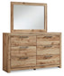 Hyanna Queen Panel Headboard, Dresser, Mirror and Nightstand