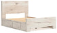 Lawroy Queen Panel Bed with Storage, Dresser, Mirror and Nightstand