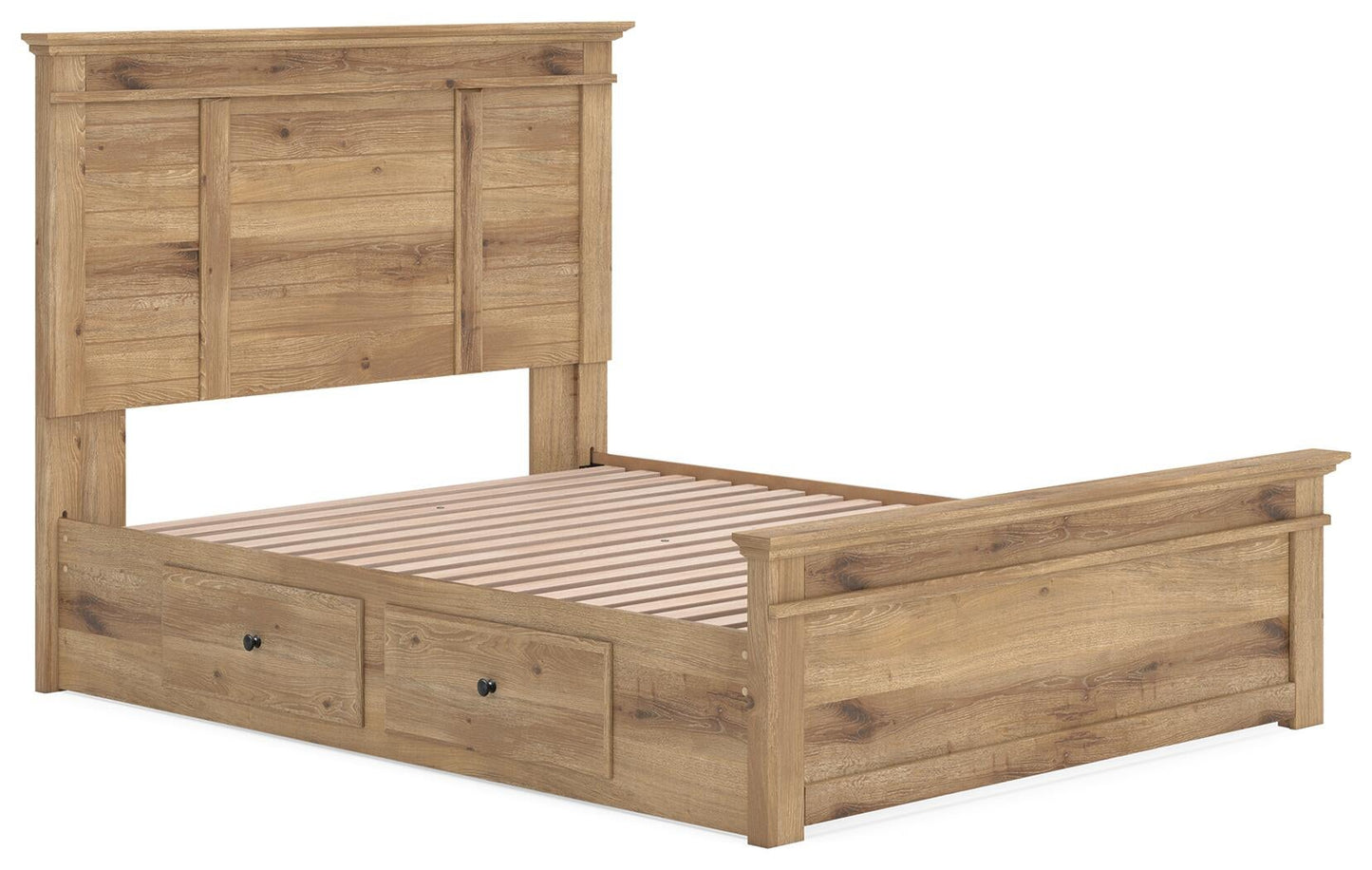 Makidern Queen Panel Storage Bed